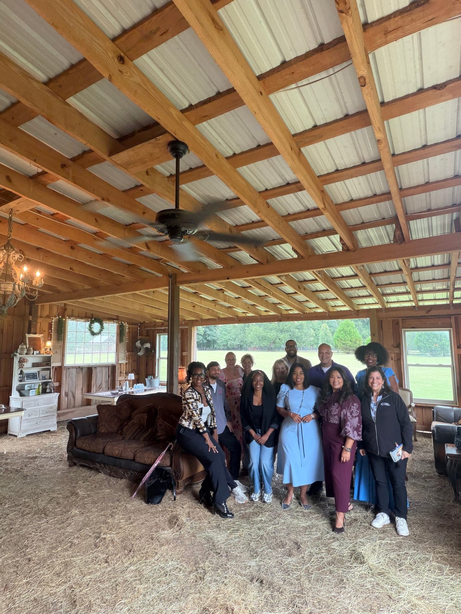 Healthcare Support Home Care with senior-care and healthcare professionals at a Senior Alliance networking meeting hosted by Lori at McBrayer Ranch in Powder Springs, Georgia