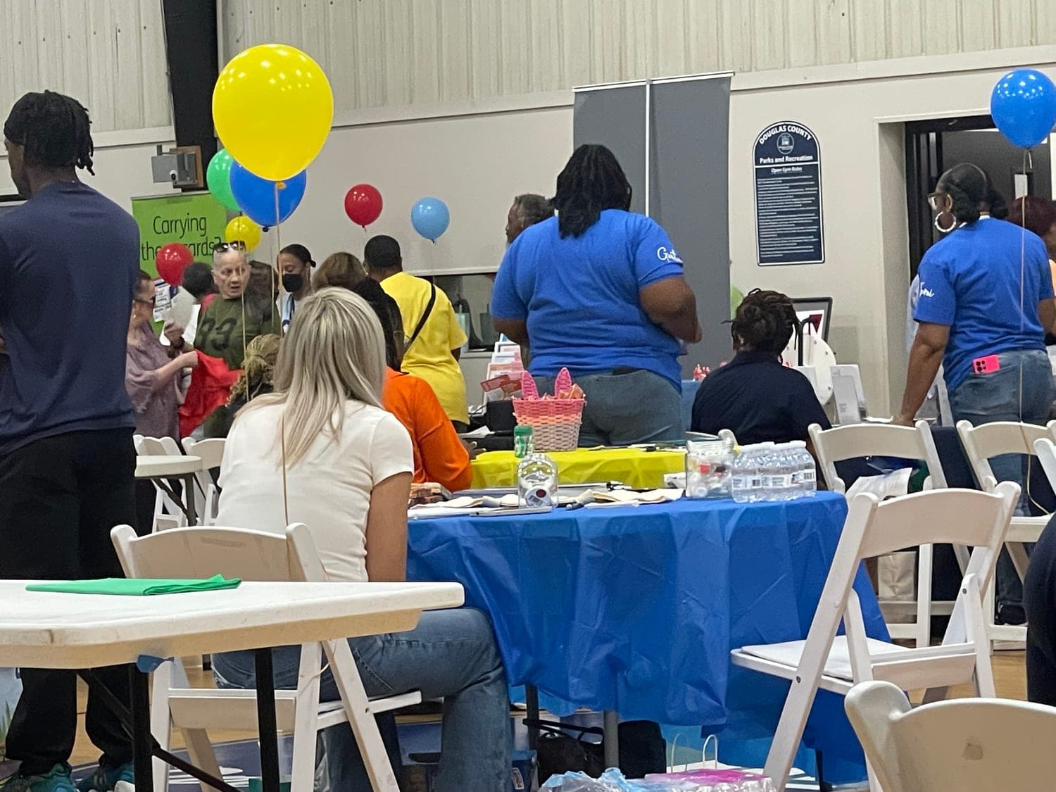 Seniors, families and vendors at the 2025 Douglas County Senior Services Health and Wellness Festival